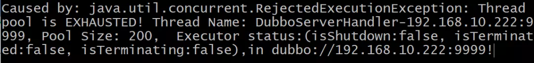 dubbo线程池耗尽错误信息 - RPC接口超时线上故障分析 - HeapDump性能社区