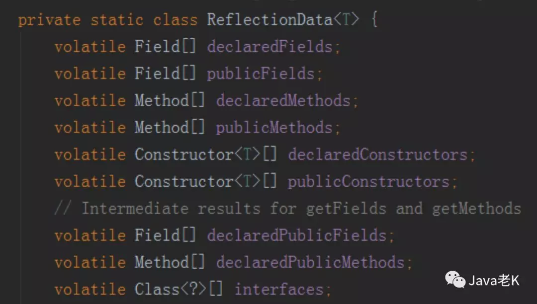 反射的实现都会用到java.lang.Class ReflectionData对象 - JVM Metaspace内存溢出排查与总结 - HeapDump性能社区