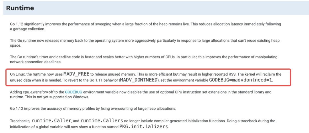 Go 1.12~1.15 runtime 优化了 GC 策略 - golang内存问题排查 - HeapDump性能社区