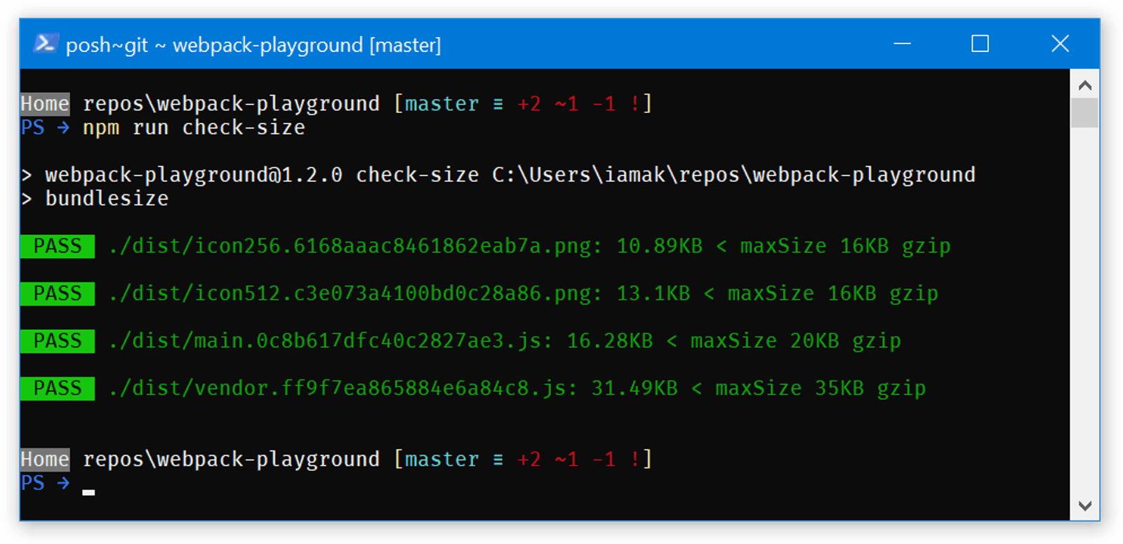 bundlesize - npm run check-size - 使用webpack进行web性能优化 - HeapDump性能社区