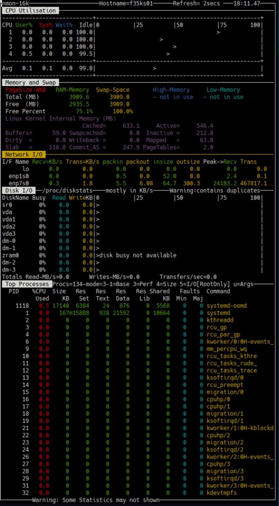 使用 nmon 来排查与监控 Linux 系统的性能数据图表-heapdump性能社区