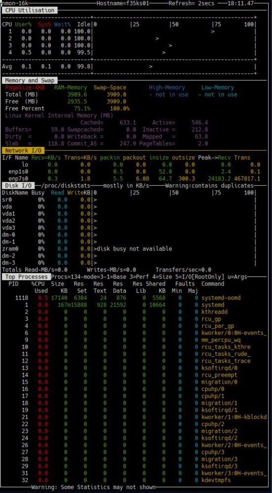 使用 nmon 来排查与监控 Linux 系统的性能数据图表-heapdump性能社区