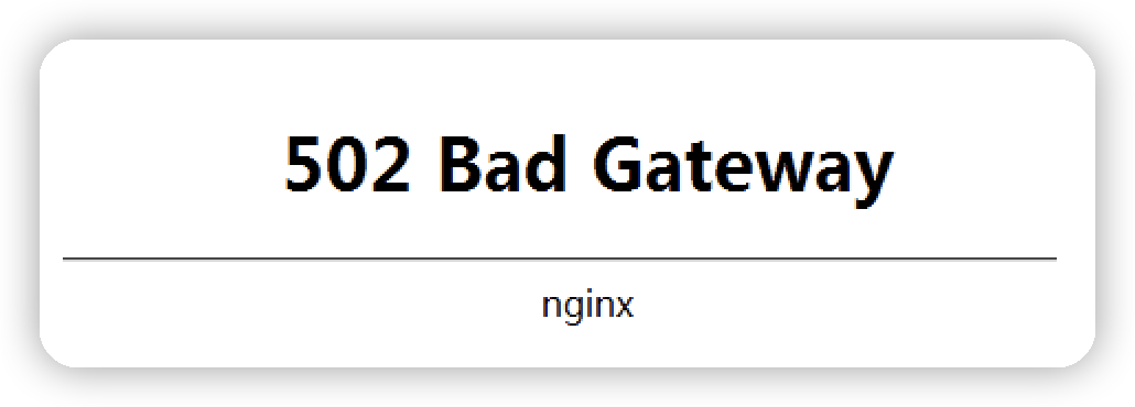 nginx502