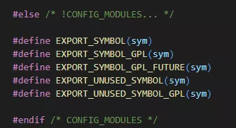 4.19版内核include\linux\export.h 定义了EXPORT_SYMBOL宏 - 使用Linux内核中没有被导出的变量或函数 - HeapDump性能社区